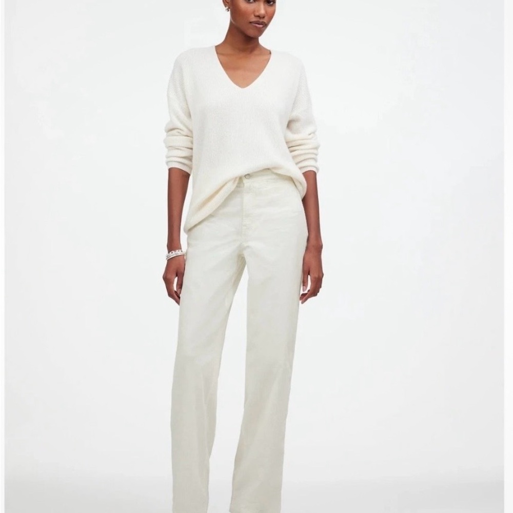 Madewell Emmett Wide leg corduroy pants 27 Tall